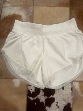 lululemon athletica Women's White Athletic Running Shorts